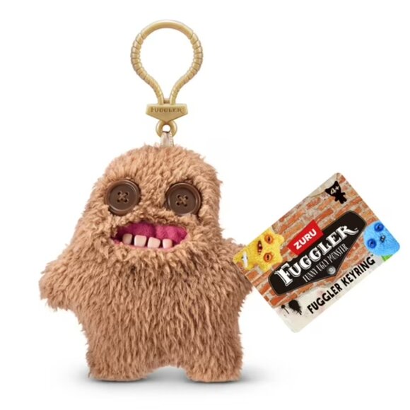 Fuggler Key Rings Series 5 Collectible 5" Monster Plush Keychain Sir Splodge Lot - Picture 1 of 3